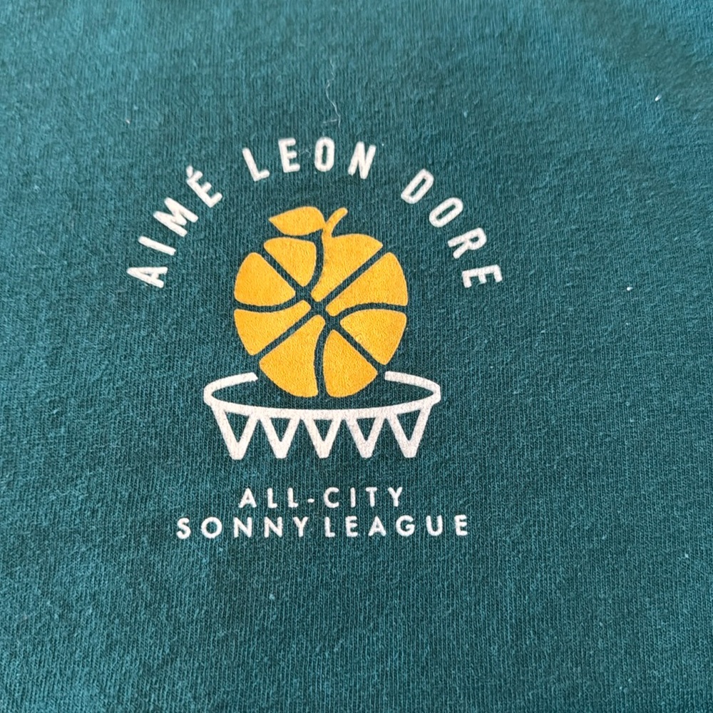 Aimé Leon Dore Green Graphi T Shirt

Collab with New Balance

Used